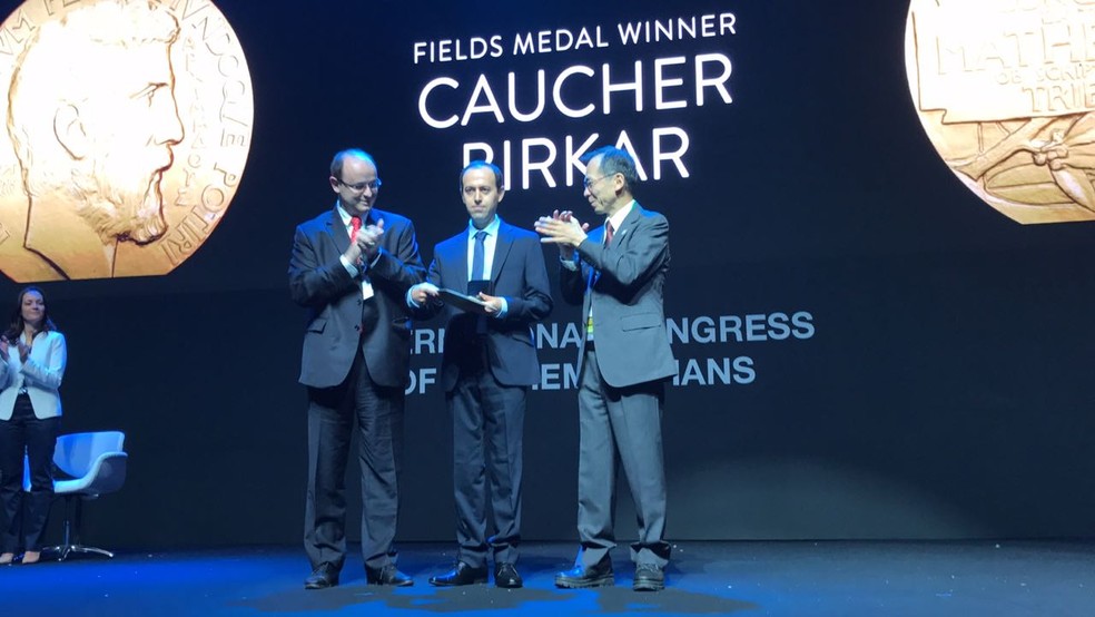 O iraniano Caucher Birkar foi um dos vencedores da medalha Fields (Foto: Bruno Albernaz/ G1)