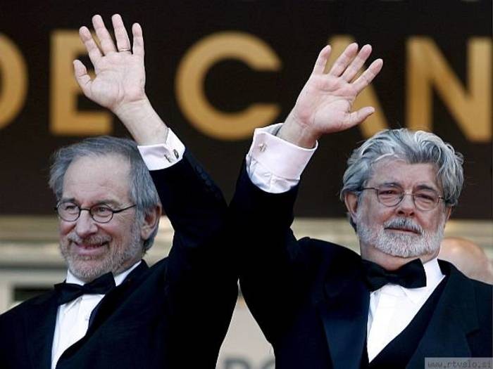 George Lucas com Steven Spielberg (Foto: Flickr/raymond twist)