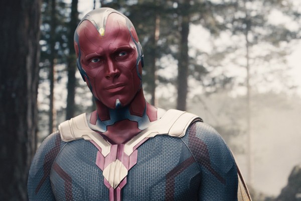 Paul Bettany como o herói Visão em cena de Vingadores: Era de Ultron (2015) (Foto: Reprodução)