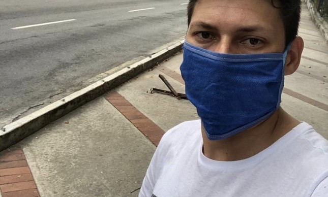 O analista de sistemas Thawler Andrade dos Santos, de Ponte Nova (MG), não consegue deixar a Venezuela por causa da pandemia do coronavírus