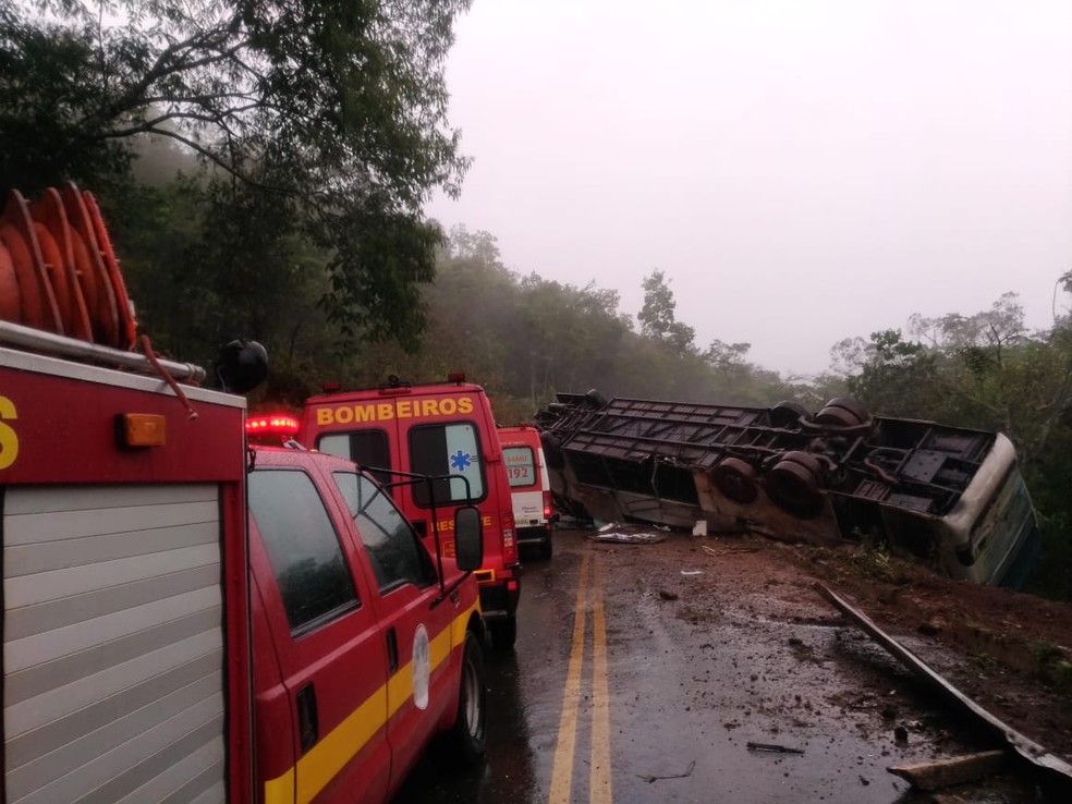 Corpo de Bombeiros fez resgates no Serro — Foto: Corpo de Bombeiros/Divulgação