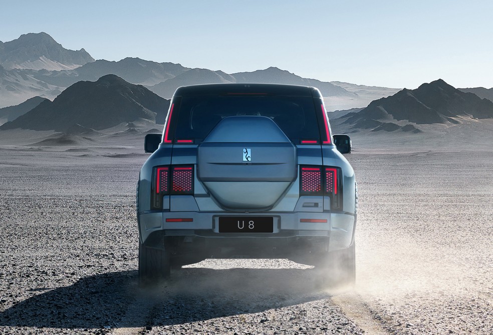 Visual do U8 é ousado, mas parece uma versão chinesa de outros SUVs off-road — Foto: Divulgação