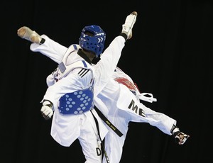 Carlos Navarro México Luisito Pie Republica Dominicana taekwondo Pan Toronto (Foto: Felipe Dana/AP)