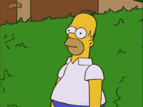 Homer se escondendo (Foto: Reprodução)