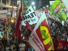 Manifestantes fazem atos contra o impeachment em 11 estados e no DF