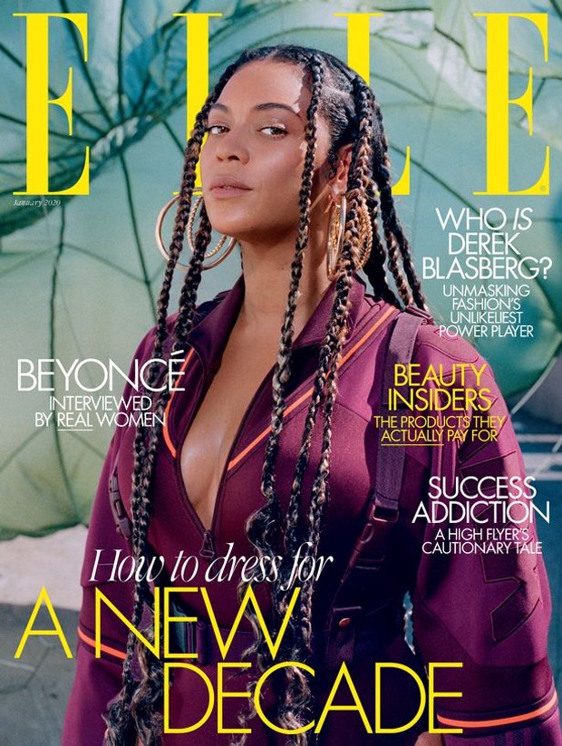 Beyoncé é a capa da nova edição da Revista Elle (Foto: Reprodução)