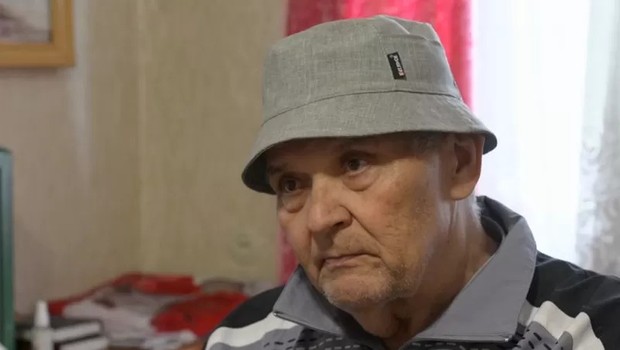 A família de Dmytro viveu em uma floresta para escapar dos nazistas (Foto: BBC)