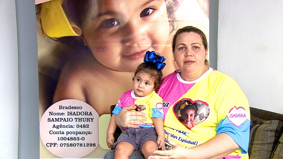 Família mobiliza campanha para custear tratamento. — Foto: Reprodução/Rede Amazônica