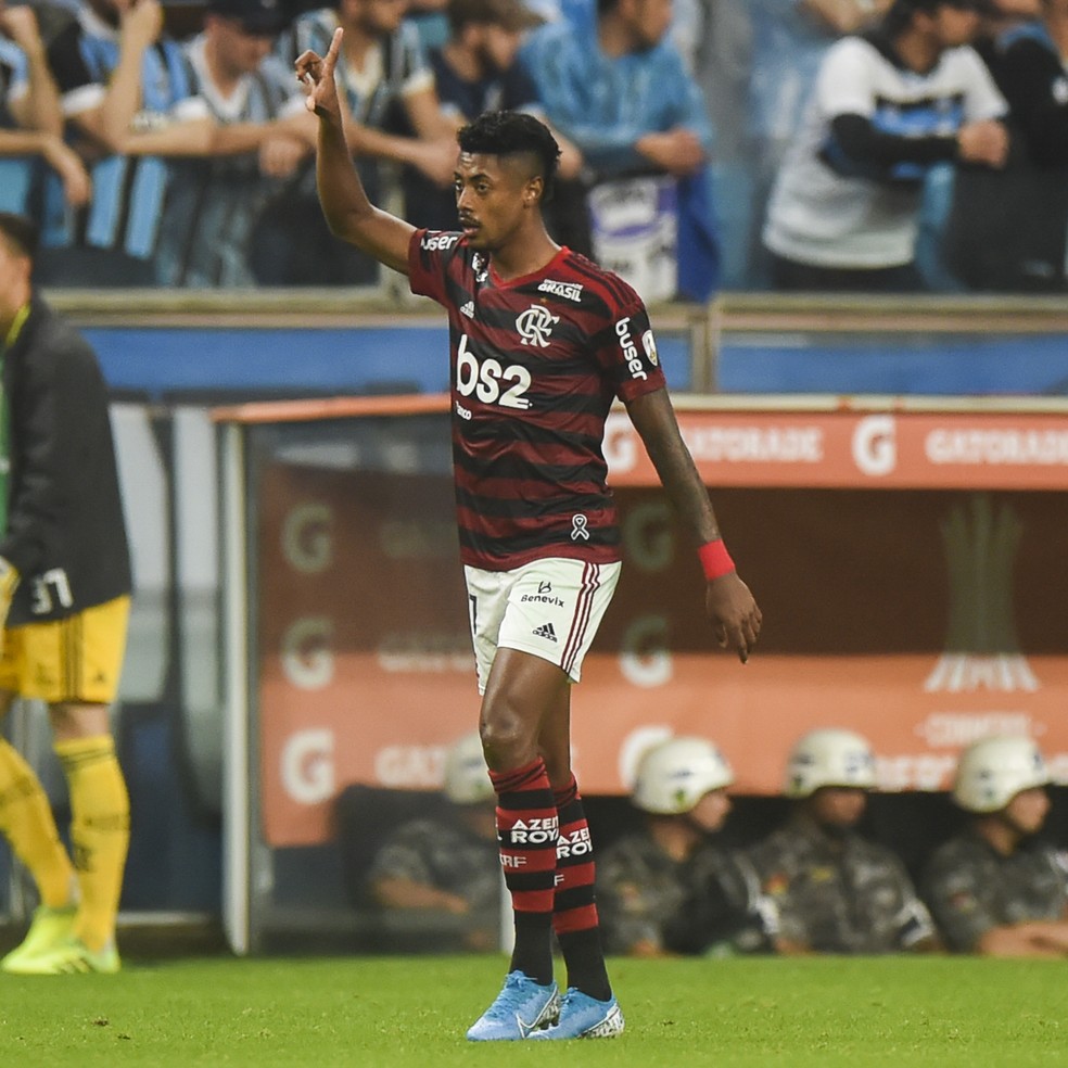 Bruno Henrique marcou o gol do Flamengo — Foto: Vinicius Costa/BP Filmes. Rogério Lacanna.