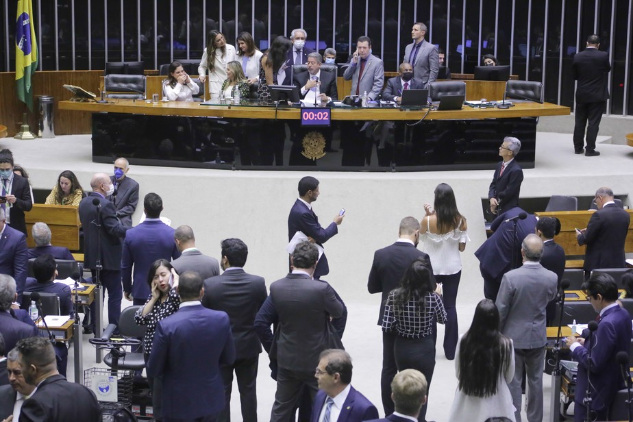Plenário da Câmara dos Deputados em Brasília