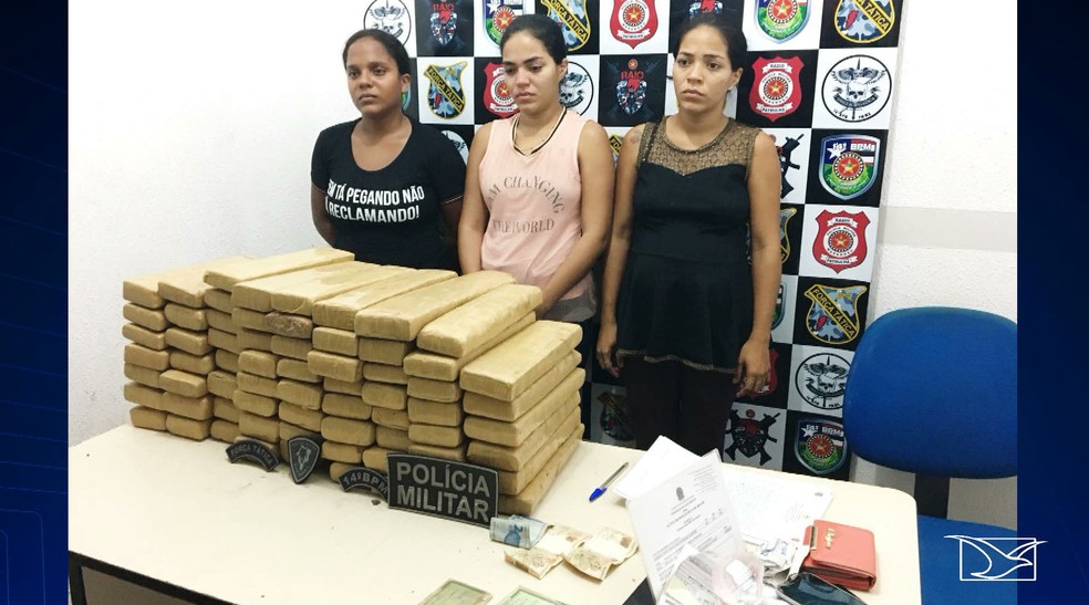 Irmãs foram levadas para a Delegacia da Polícia Civil de Imperatriz (Foto: Reprodução/TV Mirante)