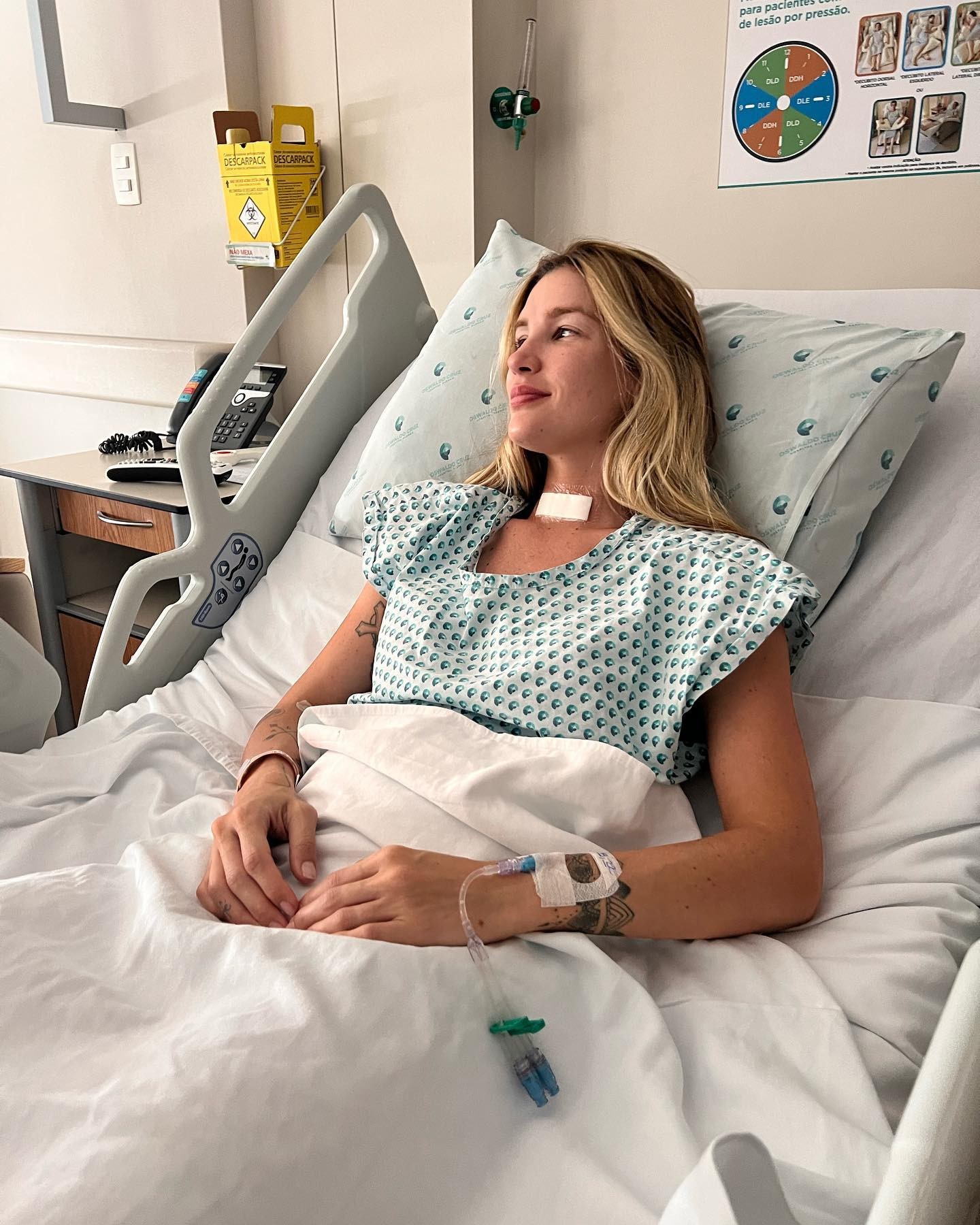 Aline Gotschalg revelou recentemente seu tratamento contra câncer de tireoide (Foto: Reprodução / Instagram)