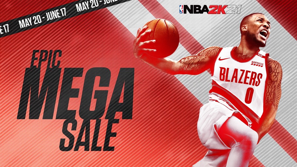 NBA 2K21 pode ser obtido gratuitamente na Epic Games Store — Foto: Divulgação/Epic Games Store
