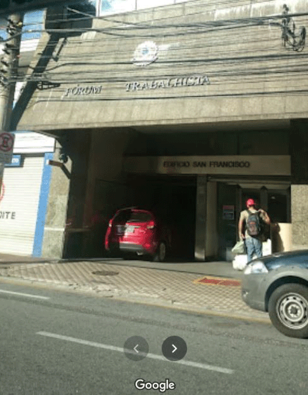 Fórum trabalhista de Santo André — Foto: Reprodução/Google Maps