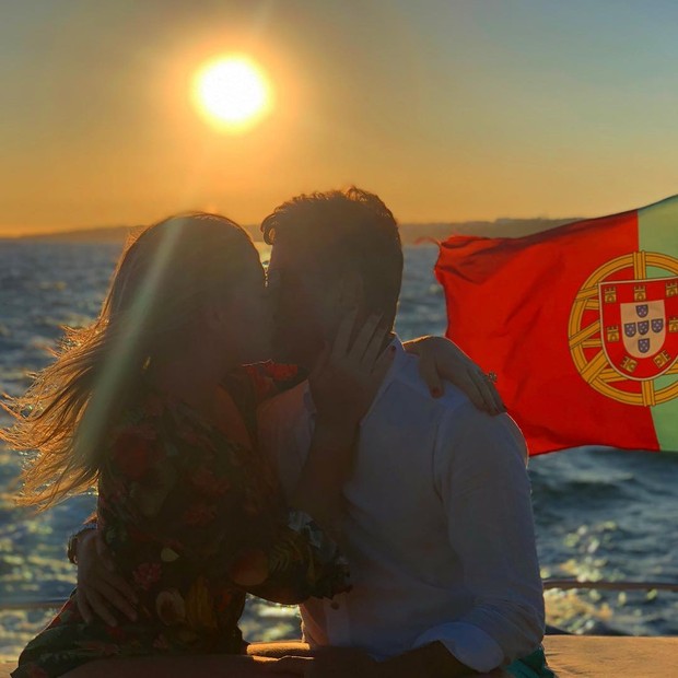 Luma Costa com o marido, Leonardo Martins (Foto: Reprodução/Instagram)