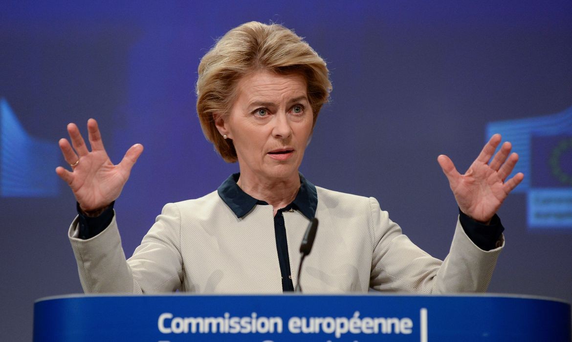 Ursula von der Leyen, presidente da Comissão Europeia (Foto: Reuters/Johanna Geron)