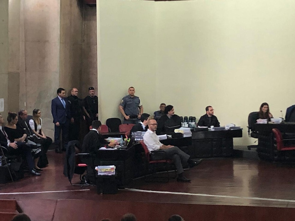 Julgamento de delegado acusado de matar advogado em casa noturna em 2017 tem início em Manaus — Foto: Daniela Branches/Rede Amazônica