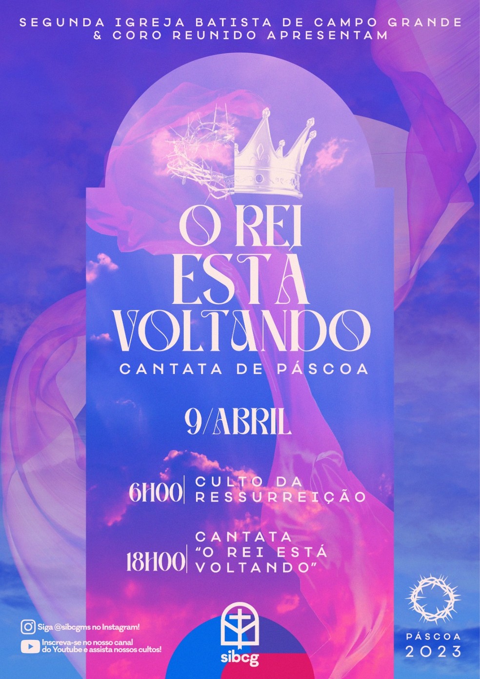 Cantata de Páscoa. — Foto: Reprodução