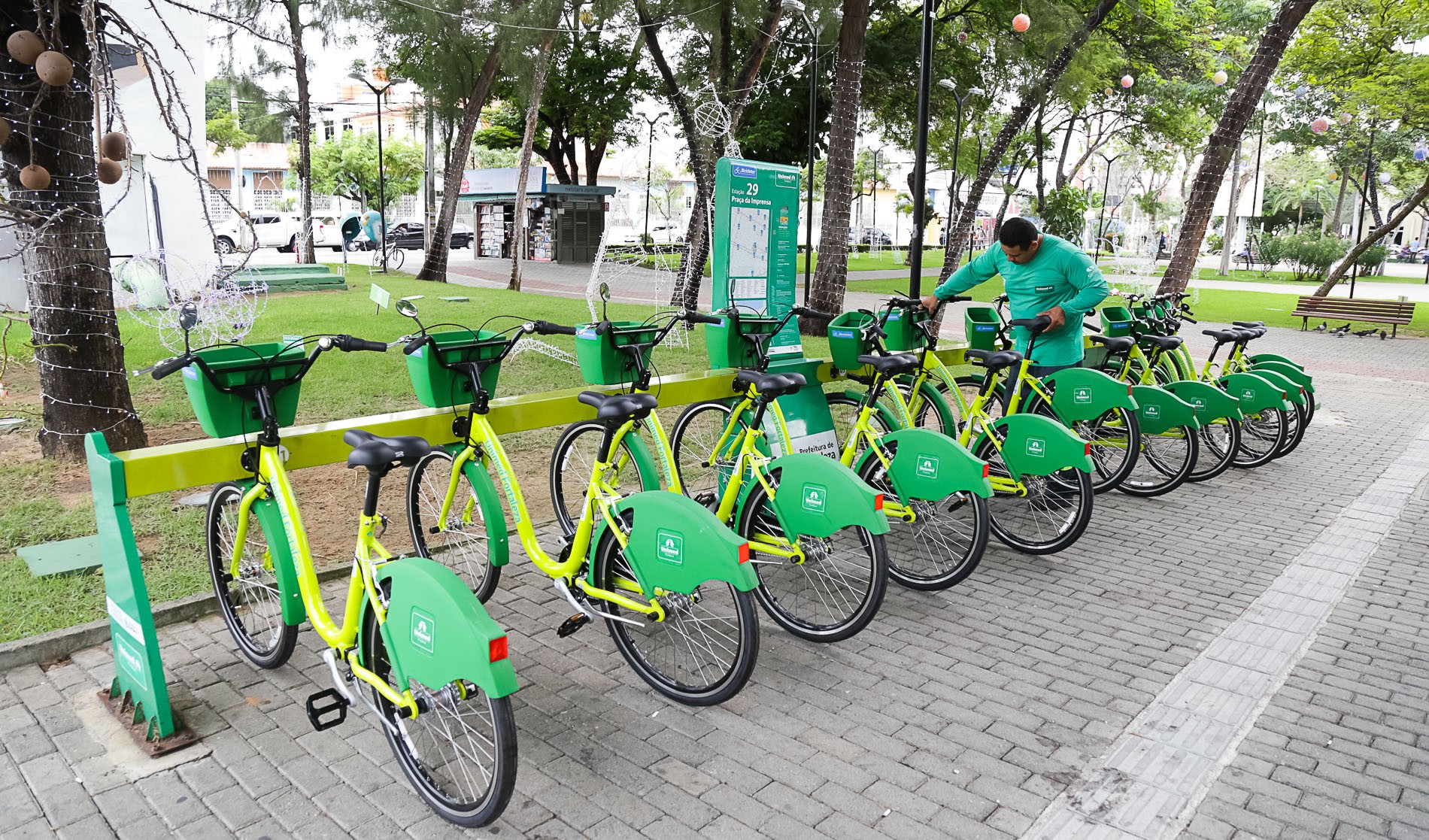 Prefeitura de Fortaleza promete inaugurar mais 17 estações do Bicicletar até 2024
