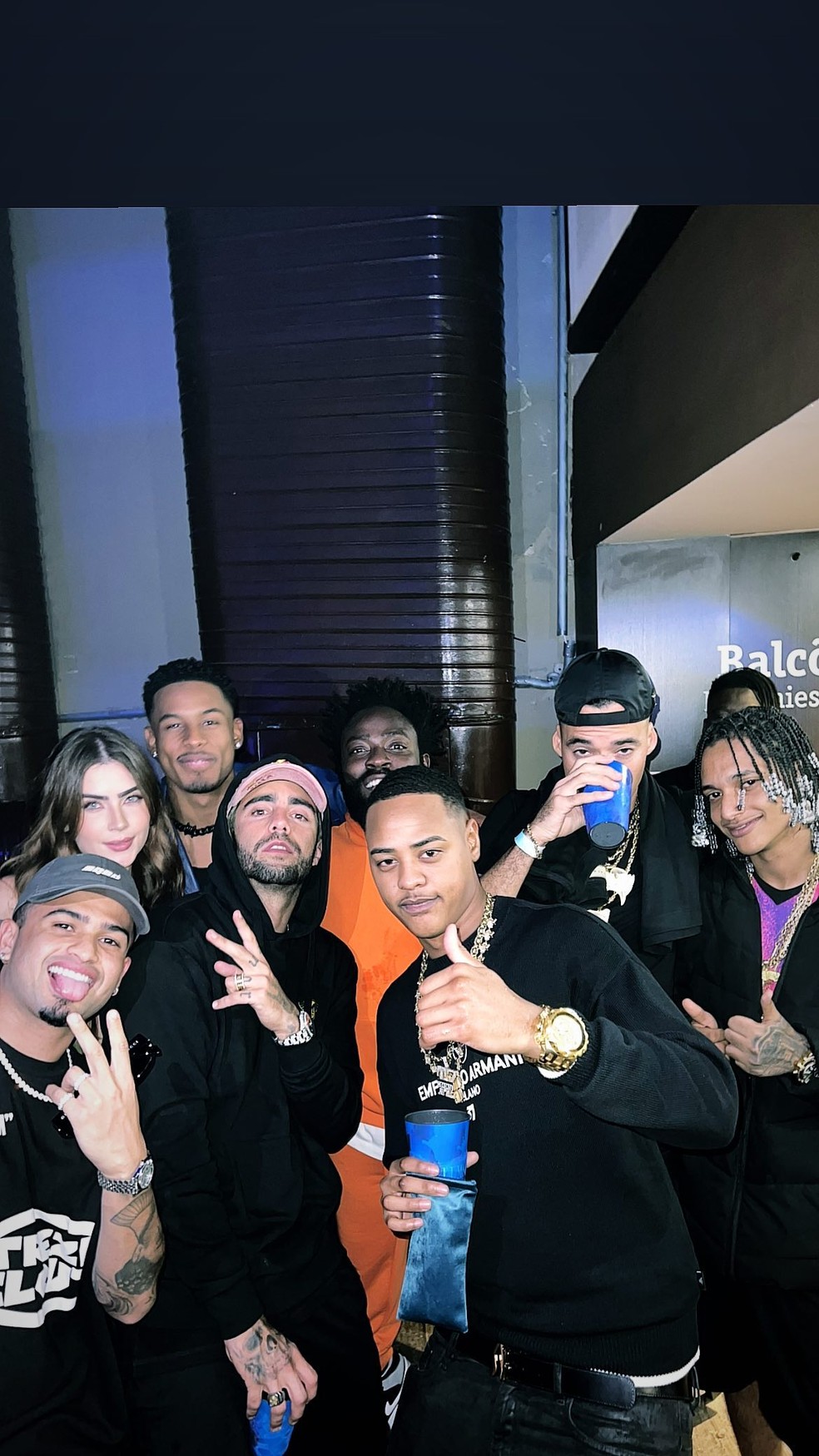 Ex-brothers do BBB 22 curtindo juntos — Foto: Reprodução/Instagram 