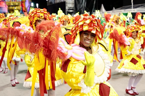 Desfile da Nenê de Vila Matilde, escola de samba do grupo de acesso de São Paulo