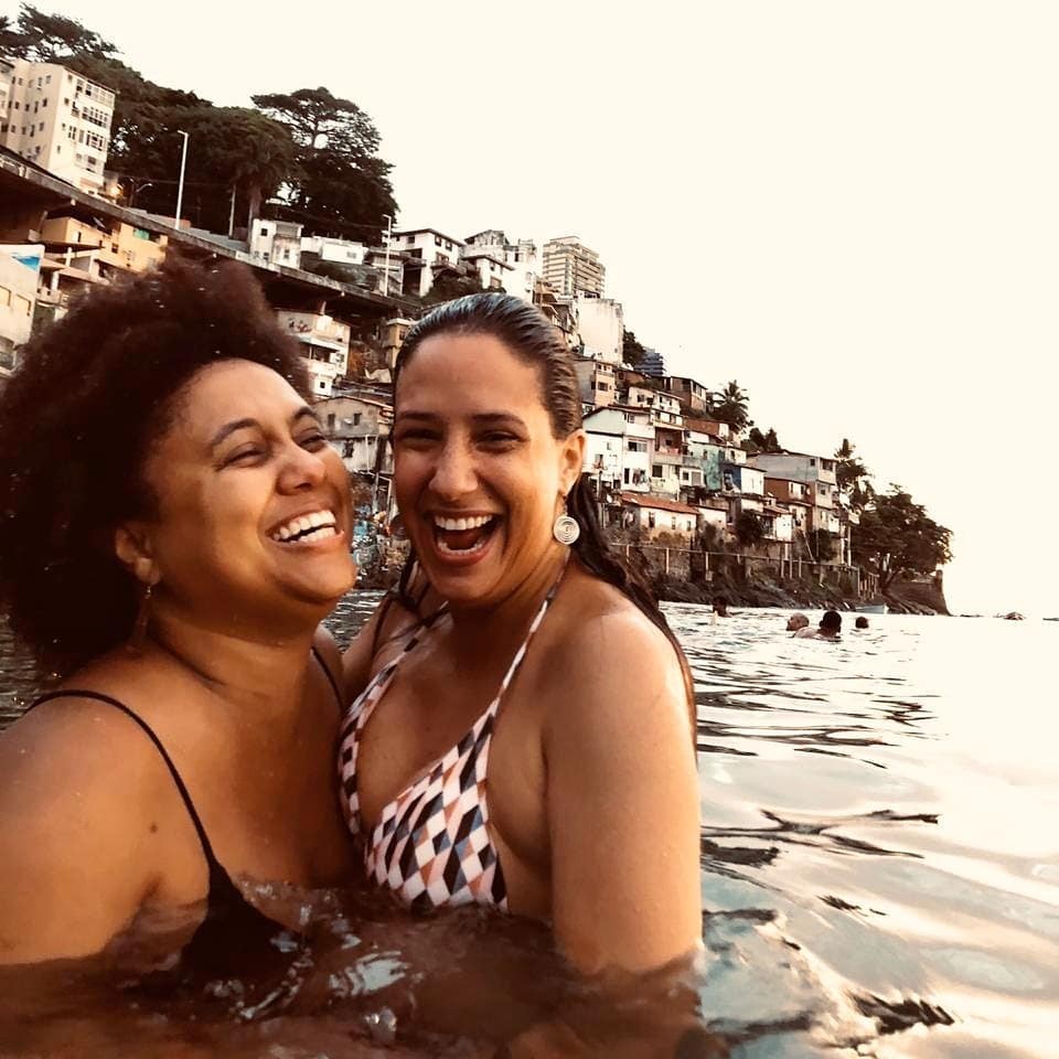 Monica Benício e Marina Íris (Foto: Reprodução/Instagram)