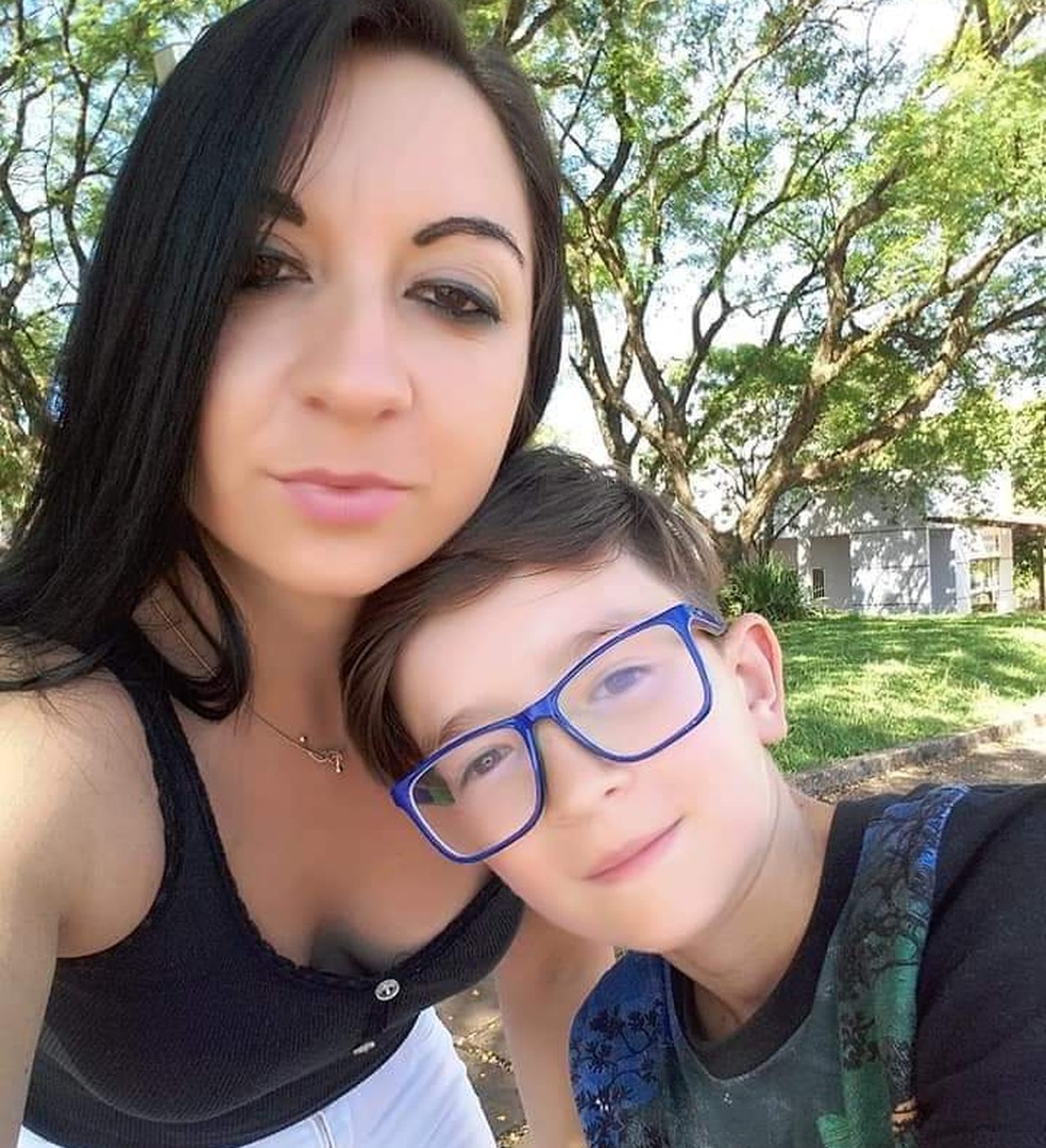 Mãe de Rafael Mateus Winques confessou morte do filho, disse a polícia.  — Foto: Polícia Civil/Divulgação