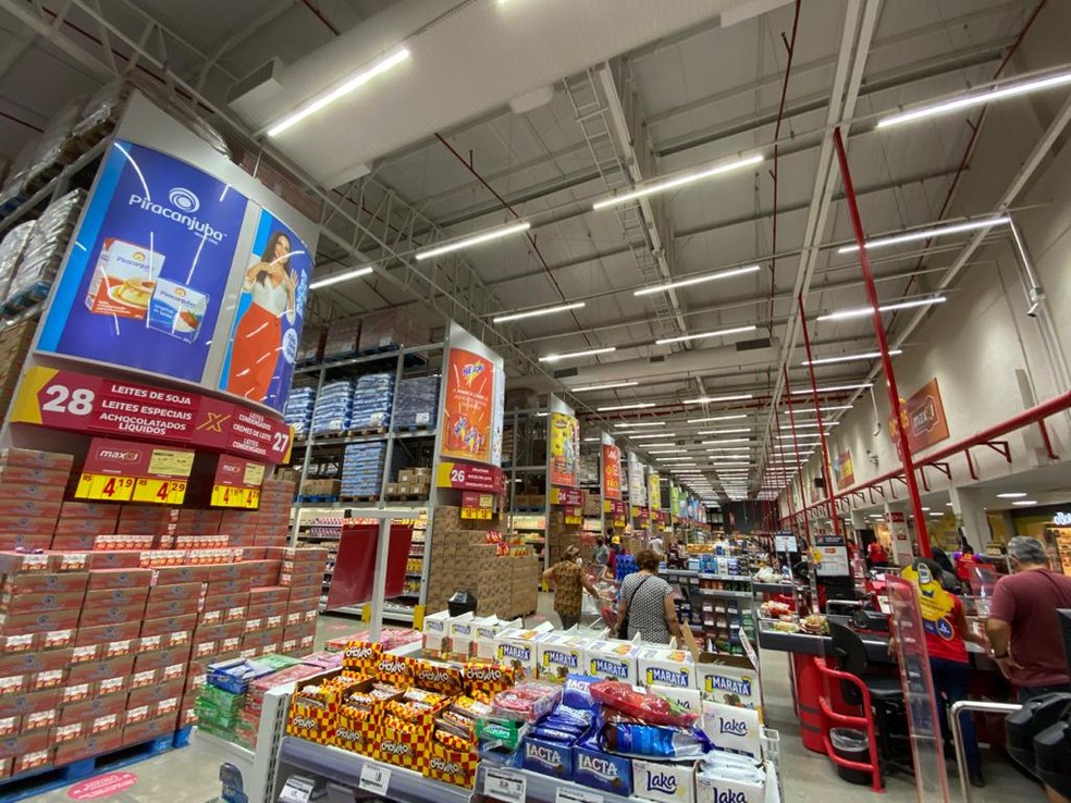 Supermercado em Natal — Foto: Augusto César Gomes