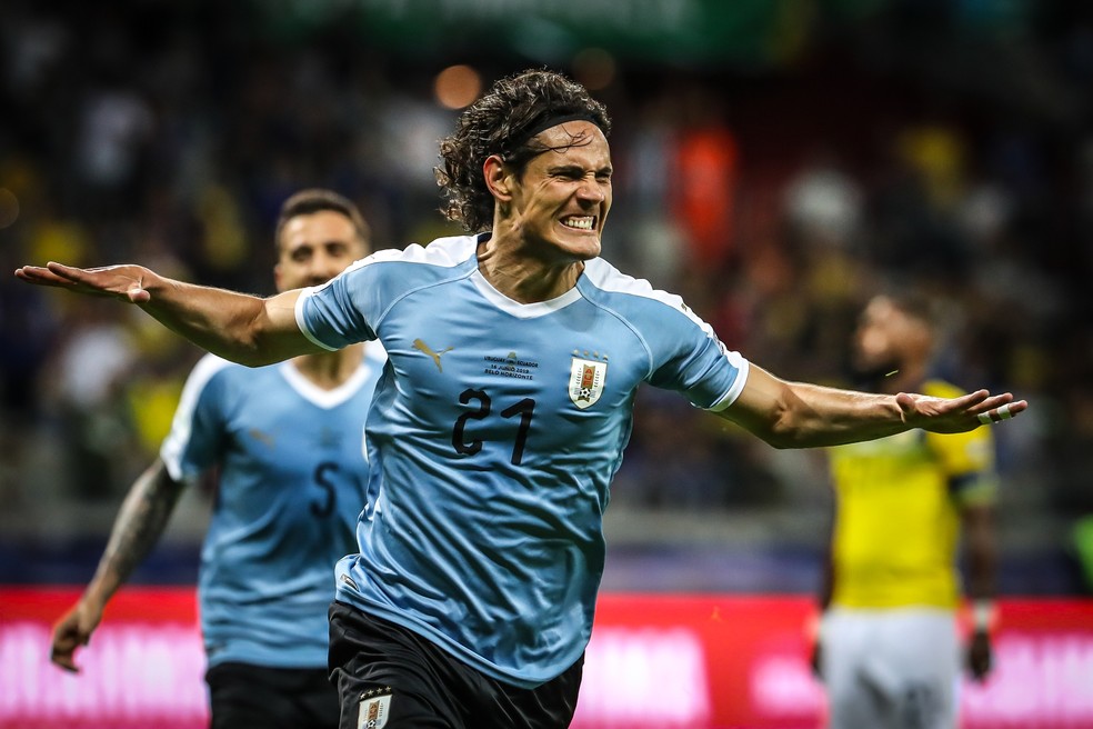 Gol Cavani Uruguai x Equador â?? Foto: Wander Roberto/CA 2019