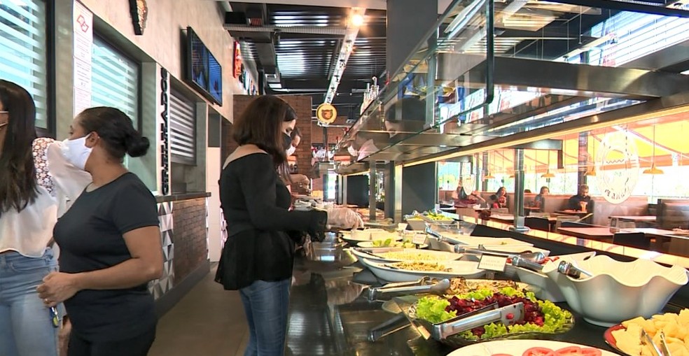 Restaurantes de Campinas (SP) alcançam metade do faturamento médio anterior a pandemia da Covid-19 — Foto: Reprodução/EPTV