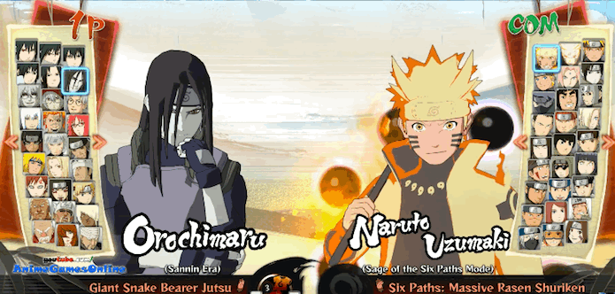 Naruto Shippuden: Ultimate Ninja Storm 4: Orochimaru (Sannin Era) (Foto: Reprodução/YouTube)