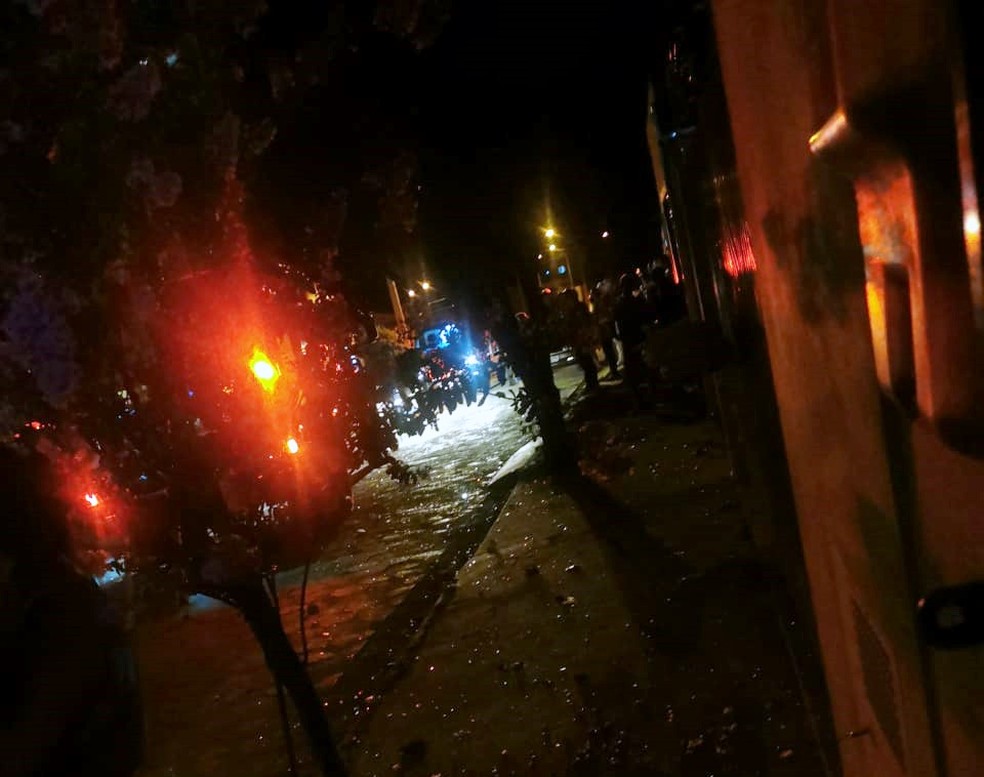Seis policiais ficam feridos em explosão de casa em Fartura (SP) — Foto: Arquivo Pessoal