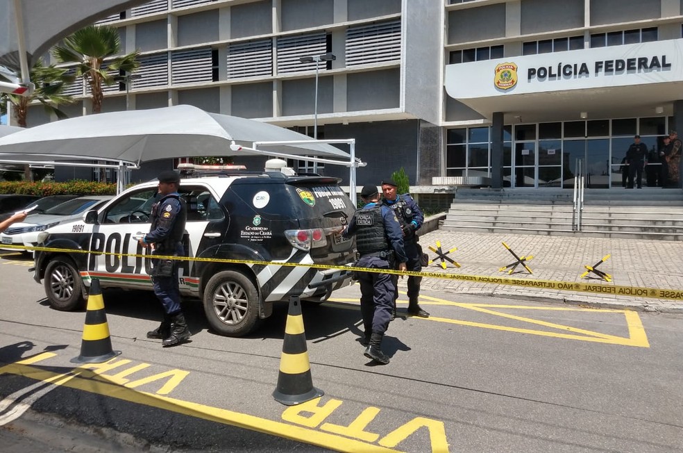 Sede da Polícia Federal no Bairro de Fátima em Fortaleza. — Foto: Messias Borges/Agência Diário