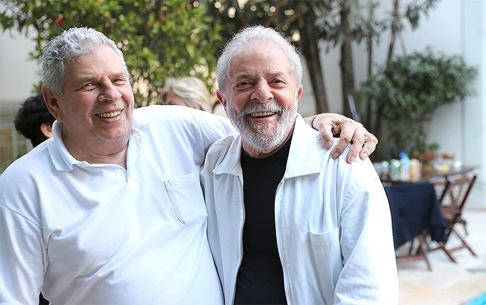 Vavá e Lula — Foto: Ricardo Stuckert