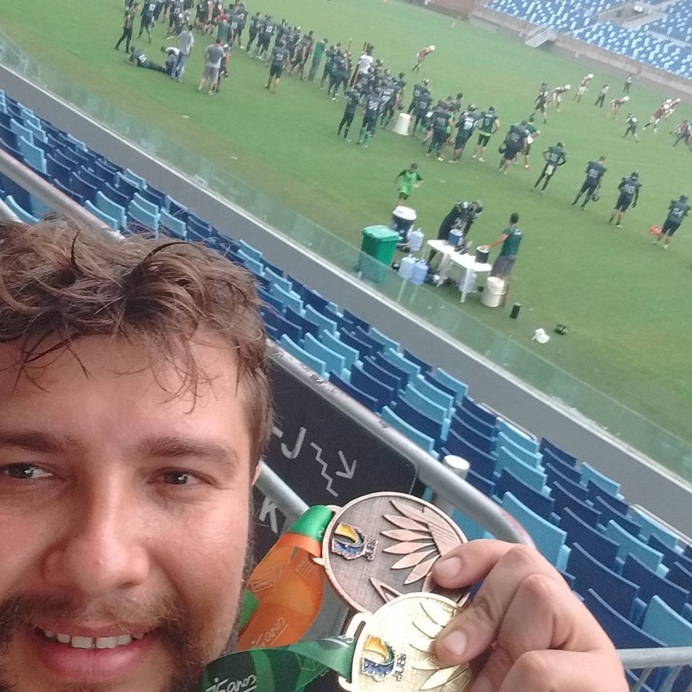 Gustavo Roberto da Silva Aranha, de 36 anos, foi assassinado a tiros rua Viana Vaz, no Centro de São Luís.  — Foto: Divulgação/Redes sociais