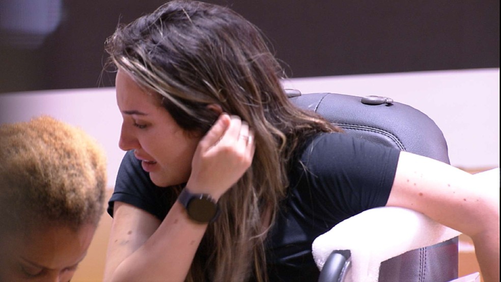 Amanda é a última a deixar a Prova da Finalista no BBB 23 — Foto: Globo