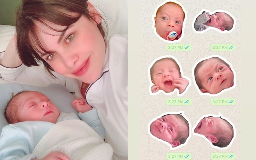 Mayana Moura faz memes com o filho recém-nascido: "Muito expressivo"