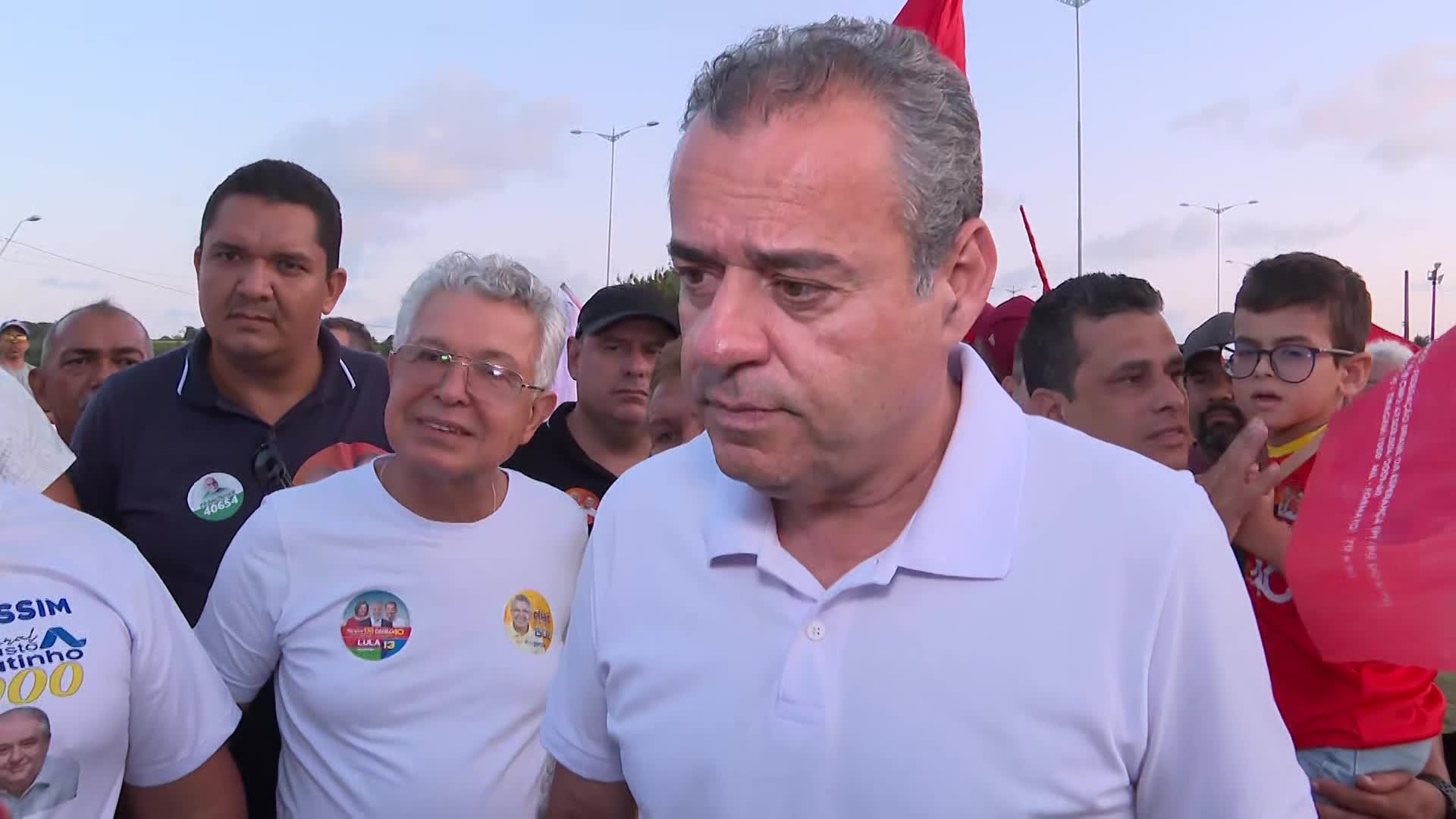 Danilo Cabral faz carreata em Jaboatão e promete contratar 10 mil policiais para reforçar segurança pública