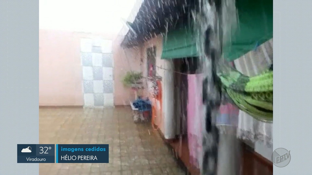 Moradores registram chuvas isoladas em cidades da região de Ribeirão e Franca