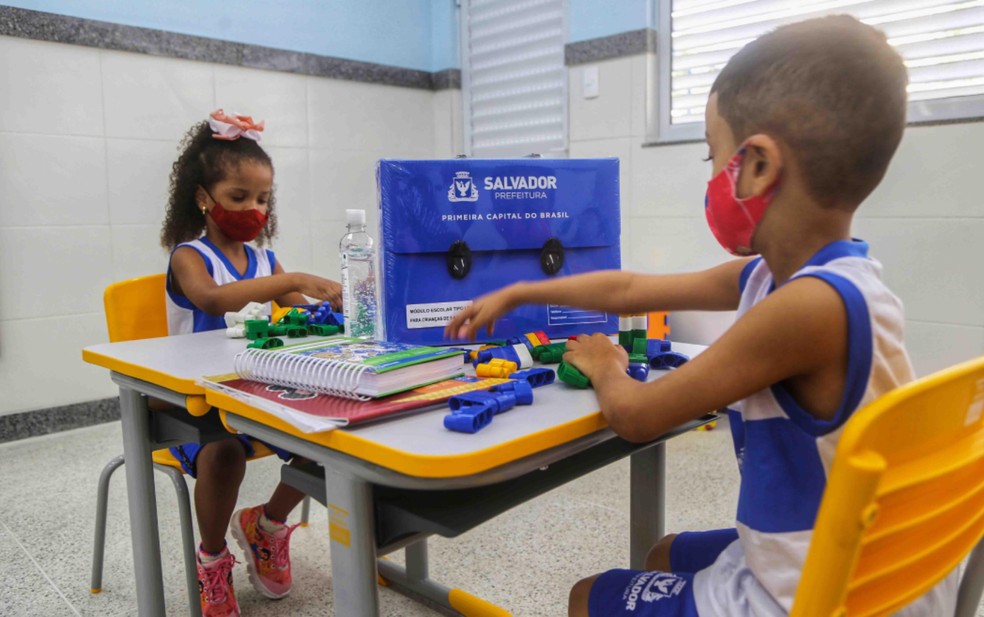 Secretaria da educação disponibiliza vagas eletrônicas para educação infantil de Salvador nesta terça-feira — Foto: Bruno Rocha/Prefeitura de Salvador