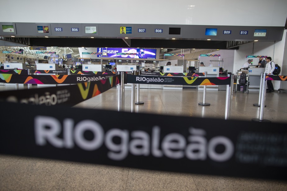 Aeroporto Internacional Galeão Tom Jobim. A concessionária Rio Galeão quer devolver a concessão devido ao pouco movimento do terminal