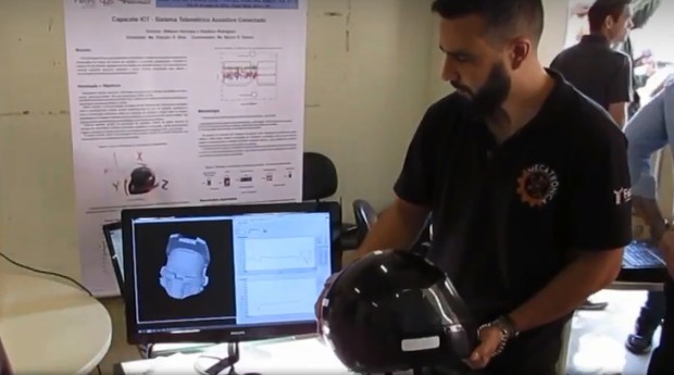 capacete iot  (Foto: Reprodução/YouTube)