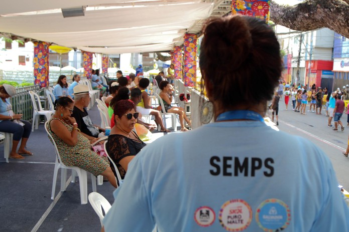 Camarote Acessível do carnaval de Salvador em 2019 — Foto: Bruno Concha/Secom 