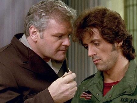 Brian Dennehy e Sylvester Stallone em Rambo - Programado para Matar (Foto: divulgação)