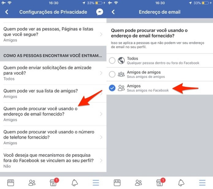 Impeça que pessoas desconhecidas encontrem um perfil usando o endereço de e-mail agregado ao Facebook (Foto: Reprodução/Marvin Costa) Impeça que pessoas desconhecidas encontrem um perfil usando o endereço de e-mail agregado ao Facebook (Foto: Reprodução/Marvin Costa)