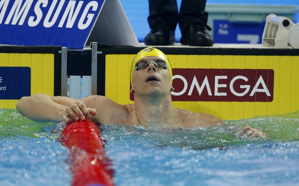 Mundial de Hangzhou em piscina curta - Cesar Cielo — Foto: Satiro Sodré / SSPress / CBDA