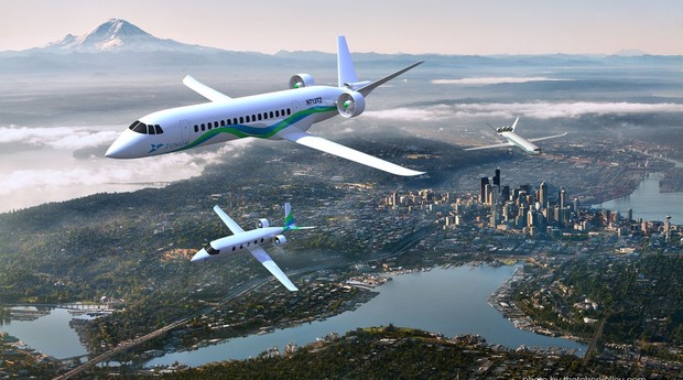 Avião híbrido da startup Zunum Aero pode chegar aos céus em 2020 (Foto: Divulgação)