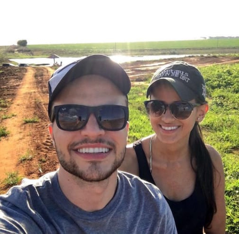 Casal tem pedido de casamento inusitado em Mato Grosso — Foto: Reprodução