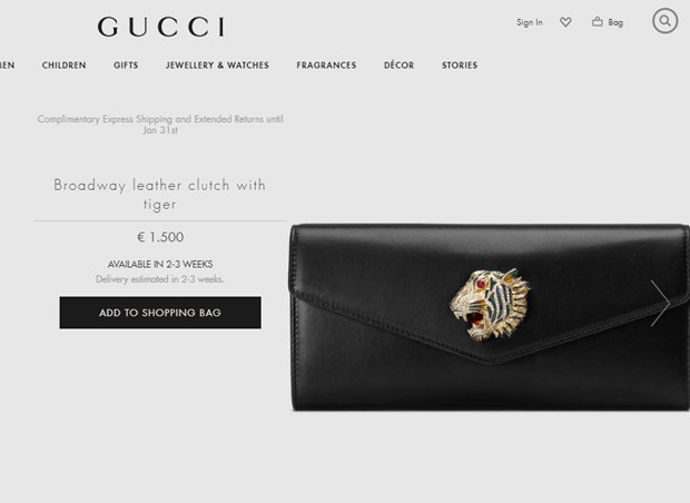 Clutch Gucci (Foto: Reprodução)