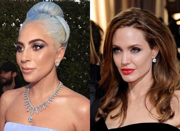 Lady Gaga e Angelina Jolie (Foto: Getty Images)